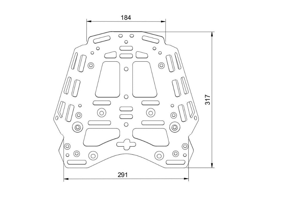 Perun moto KTM 1090 1190 1290 Billet top rack 9