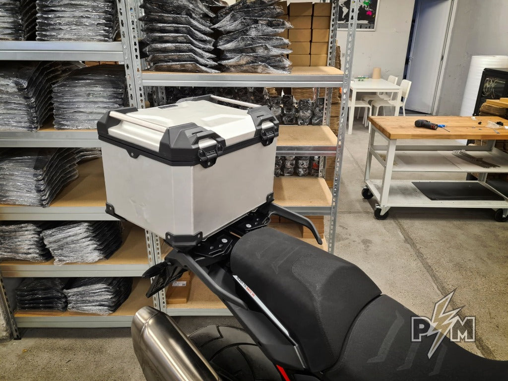 Perun moto KTM 1290 Billet top rack SW Motech top case